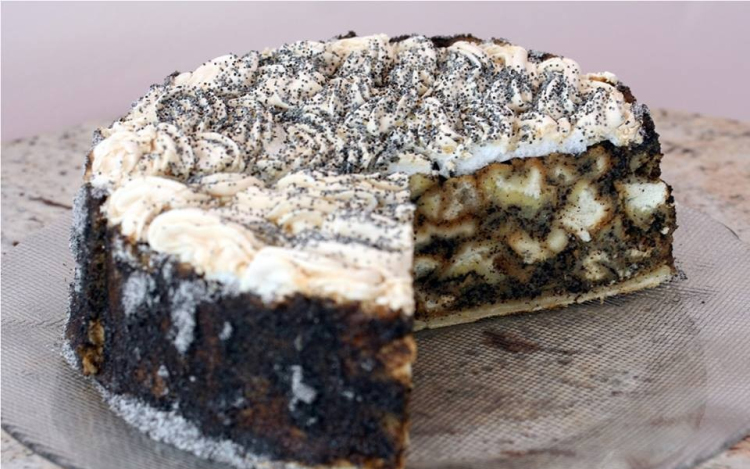 Mákos guba torta recept