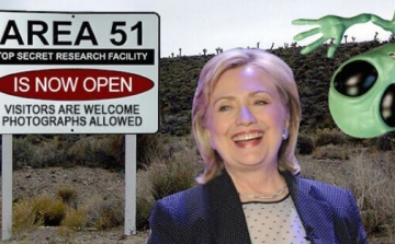 Hillary Clinton kész felfedni az igazságot a földönkívüliekről, ha elnök lesz