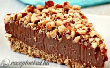 Nutellás sajttorta pirított mogyoróval recept
