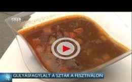 Mindenki a gulyás fagylaltot szúrja ki a Gourmet Fesztiválon