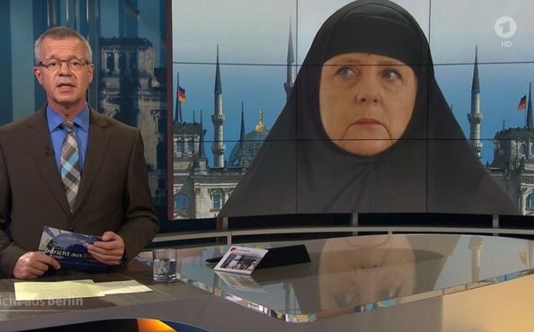 Csadoros Merkelen akadtak ki a németek - Videó