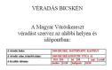 VÉRADÁS BICSKÉN