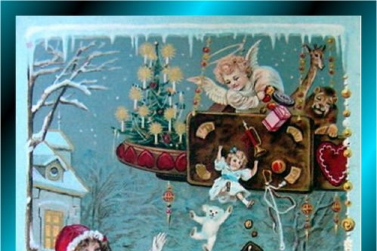 Gyönyörű, nosztalgikus karácsonyi képeslapok