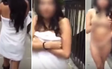 Meztelenül hajtotta végig hűtlen feleségét az utcán – videó