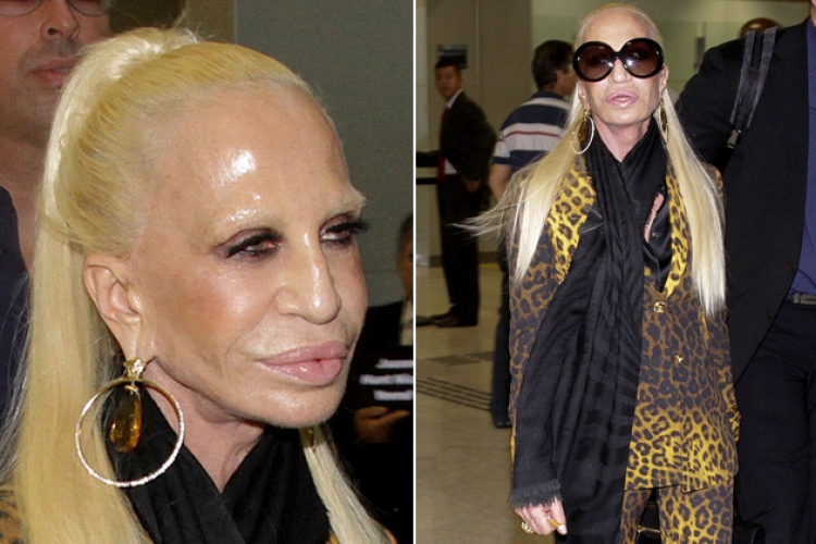 Donatella Versace egyre ijesztőbben néz ki – fotók