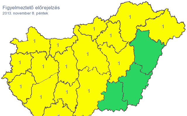 Köd, eső, fagy: ez vár ránk a következő napokban
