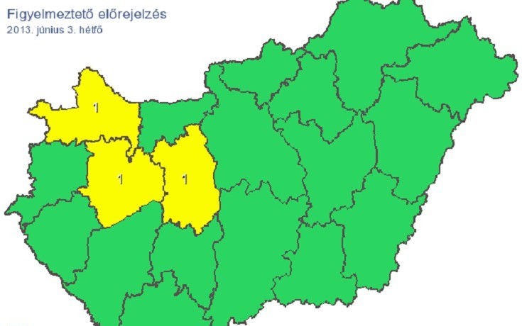 Legfrissebb előrejelzés: itt csaphat le újra zivatar és jég