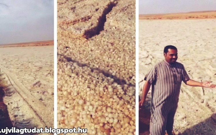 Furcsa természeti jelenségnek voltak szemtanúi Irak kietlen sivatagában - Videó