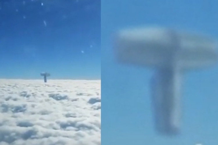 Furcsa azonosítatlan tárgyat filmeztek le egy repülőgépről India felett - Videó