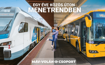 MÁV-Volán csoport: augusztustól tíz regionális vasútvonalon vonathelyettesítő autóbuszok közlekednek