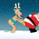 A mikulásról és a rénszarvasokról - komolytalan képek