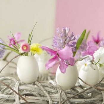Húsvéti asztali koszorúk, amit még te is elkészíthetsz