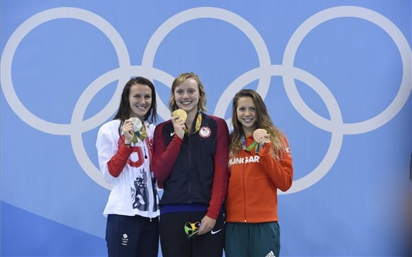 Rio 2016 - Kapás Boglárka bronzérmes 800 méter gyorson, Ledecky világcsúcsa