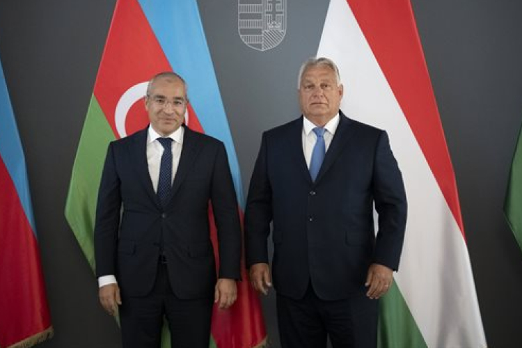 Orbán Viktor az azeri gazdasági miniszterrel tárgyalt