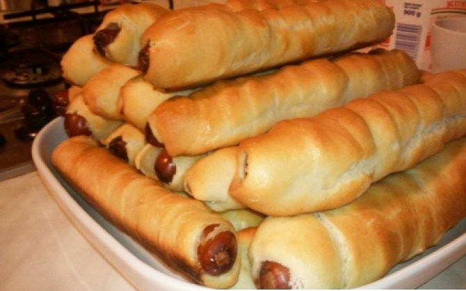 Virslis roló recept