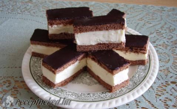 Mézes Kinder szelet recept